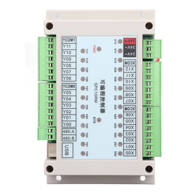 13 in 12 out simple PLC programmable controller sequential control timing relay 24Vdc USB Bluetooth SPC10RM
13 in 12 out simple PLC programmable controller sequential control timing relay 24Vdc USB Bluetooth SPC10RM