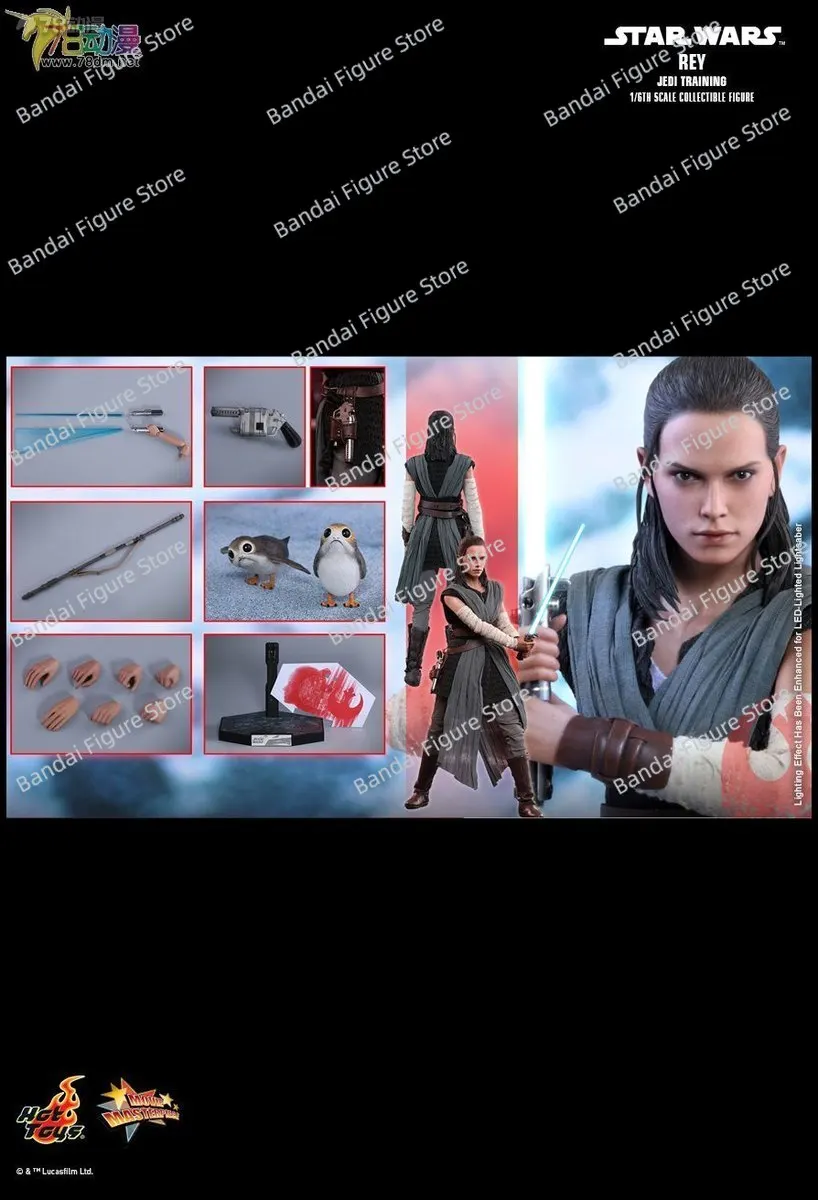 HotToys HT MMS446 1/6 Rey 3.0 Training Edition Action Figure Fiction Movie Original Delicate 12" Full Set Female Soldier
HotToys HT MMS446 1/6 Rey 3.0 Training Edition Action Figure Fiction Movie Original Delicate 12" Full Set Female Soldier