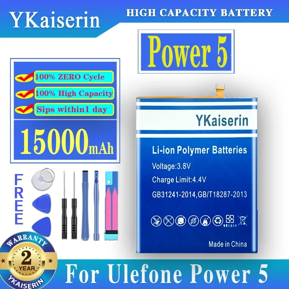 Аккумулятор для мобильного телефона с массивной емкостью 15000 мАч для Ulefone Power 5 Power5 Power 5 (для Ulefone)
Аккумулятор для мобильного телефона с массивной емкостью 15000 мАч для Ulefone Power 5 Power5 Power 5 (для Ulefone)