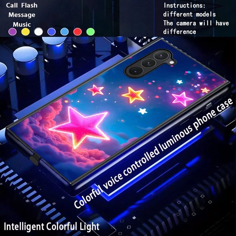 Light Up Colorful Smart LED Illuminated Phone Case Funda For Samsung S26 Ultra S25 S24 S23 FE S22 S21 A17 A16 z flip 6 7 Zfold 7
Light Up Colorful Smart LED Illuminated Phone Case Funda For Samsung S26 Ultra S25 S24 S23 FE S22 S21 A17 A16 z flip 6 7 Zfold 7