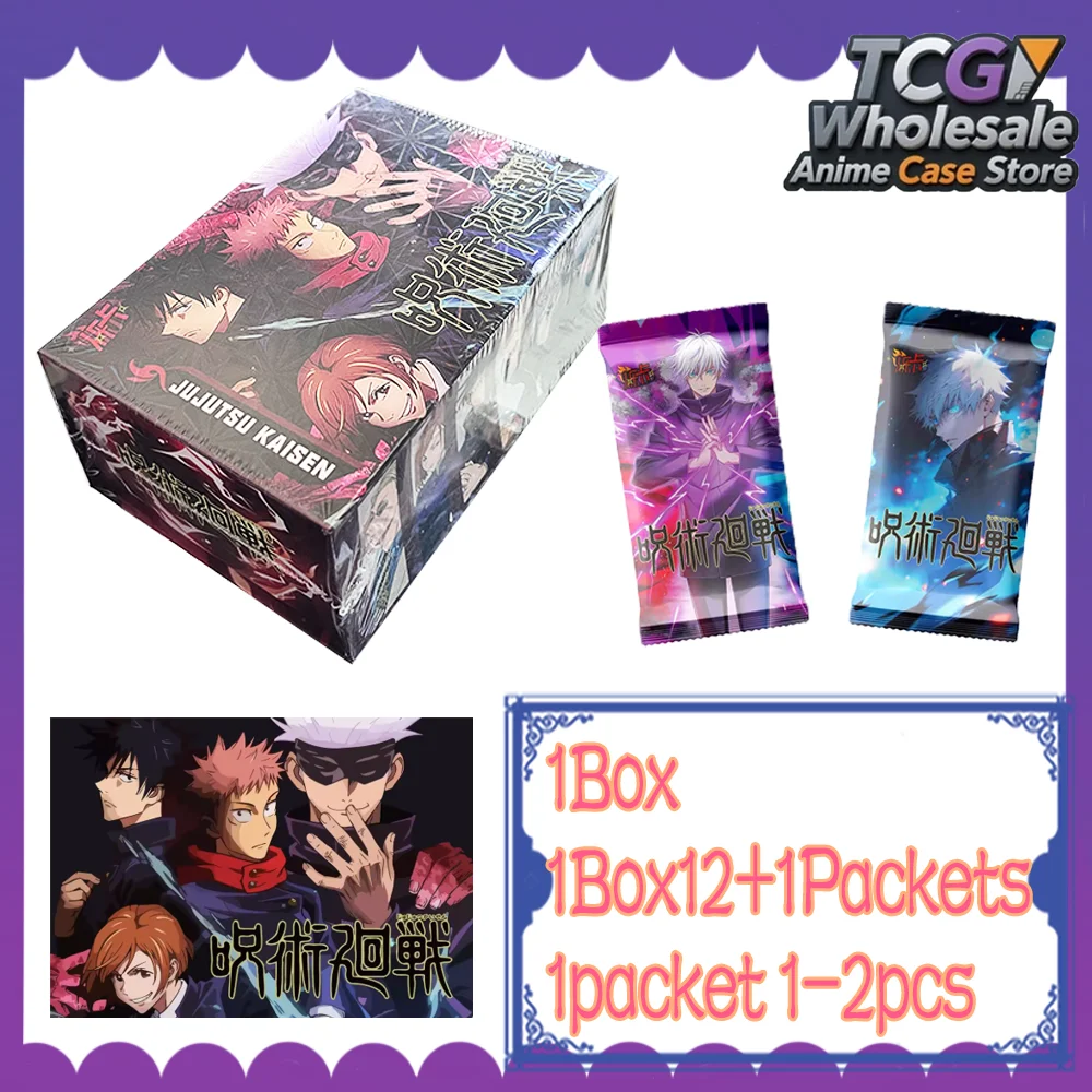 Jujutsu Kaisen TCG Anime Collection card Booster Box 13 pack Rare Cards Hobby Collectible Toy Gifts
Jujutsu Kaisen TCG Anime Collection card Booster Box 13 pack Rare Cards Hobby Collectible Toy Gifts