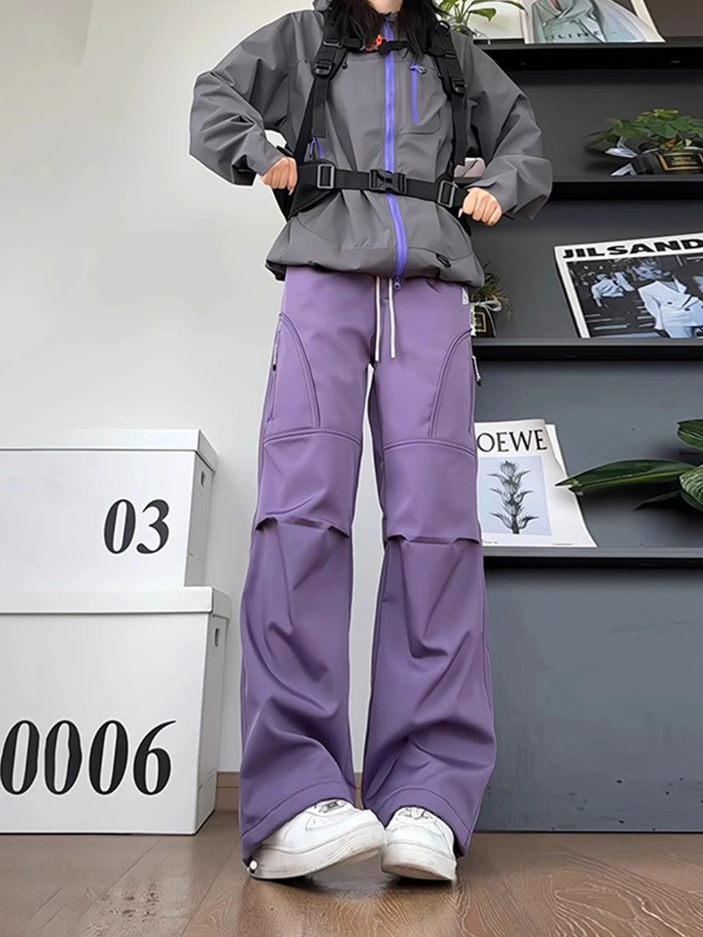 Outdoor Winter Thiened Fce Lined Hiking Trousers Men Women Mountain Climbing Workwear Pants Snow Skiing Straight Leg Tro...
Outdoor Winter Thiened Fce Lined Hiking Trousers Men Women Mountain Climbing Workwear Pants Snow Skiing Straight Leg Tro...