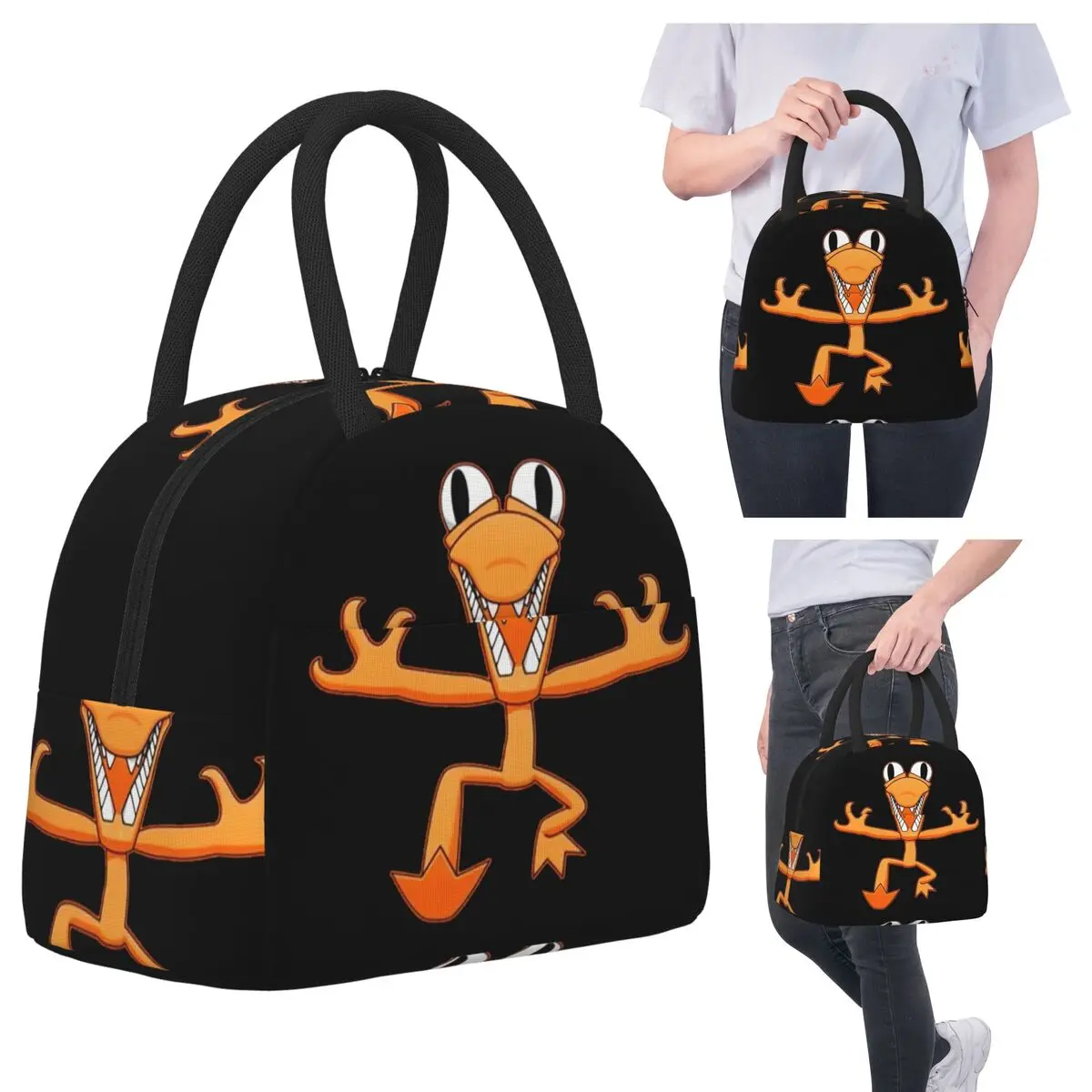 Orange Rainbow Friend Insulated Lunch Bag for Women Office Cooler Thermal Food Box Tote Leakproof Lunch Boxes Container
Orange Rainbow Friend Insulated Lunch Bag for Women Office Cooler Thermal Food Box Tote Leakproof Lunch Boxes Container