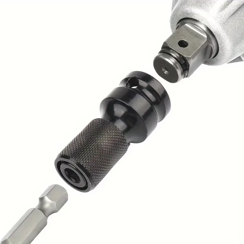 1pc Impact Wrench to Drill Adapter 1/2 to 1/4 Hex Converter Socket Extension Bit Holder for Electric Wrench Power Tools
1pc Impact Wrench to Drill Adapter 1/2 to 1/4 Hex Converter Socket Extension Bit Holder for Electric Wrench Power Tools