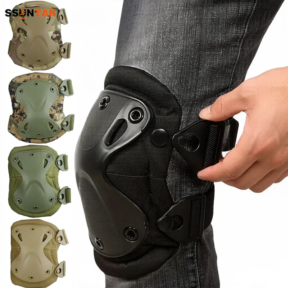 SSUNTAK Camo Tactical Knee Elbow Pads Set Outdoor Sports Protective Gear for Airsoft CS Combat Cycling Skate Hiking Sport Adults
SSUNTAK Camo Tactical Knee Elbow Pads Set Outdoor Sports Protective Gear for Airsoft CS Combat Cycling Skate Hiking Sport Adults