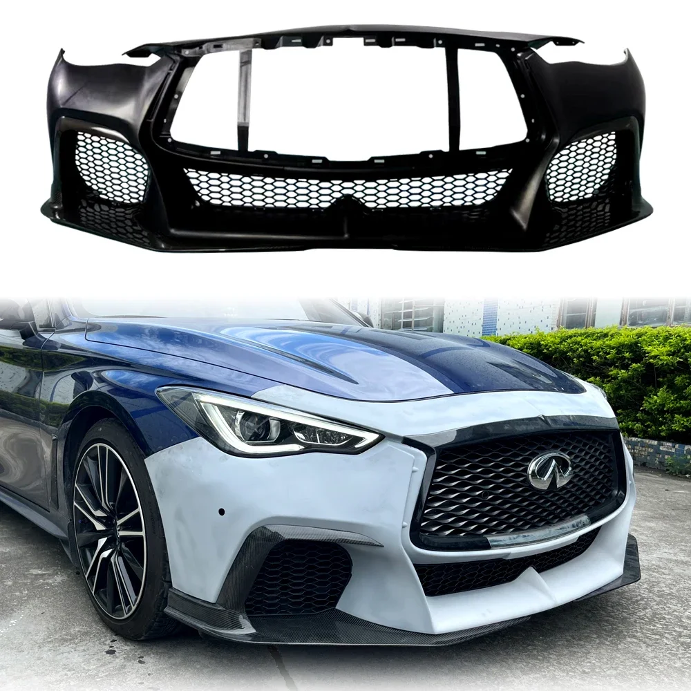 Материал PP Черный передний бампер Project S для Infiniti Q60, гарантия идеального подходит
Материал PP Черный передний бампер Project S для Infiniti Q60, гарантия идеального подходит