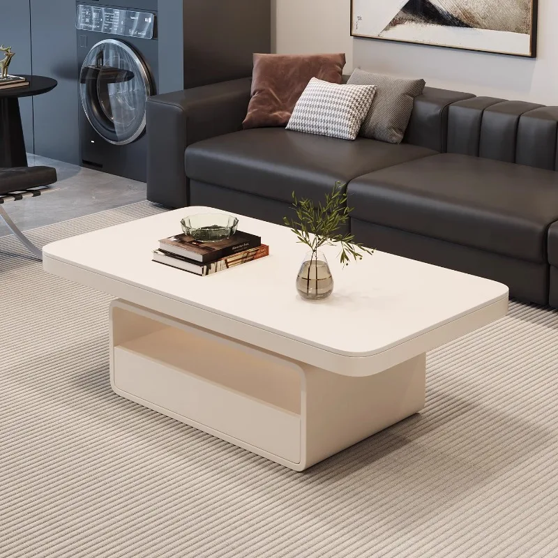 White Cream Coffee Table Rectangle Decoration Aesthetic Unique Irregular Side Table Lounge Design Mesa Auxiliar Salon Furniture
White Cream Coffee Table Rectangle Decoration Aesthetic Unique Irregular Side Table Lounge Design Mesa Auxiliar Salon Furniture