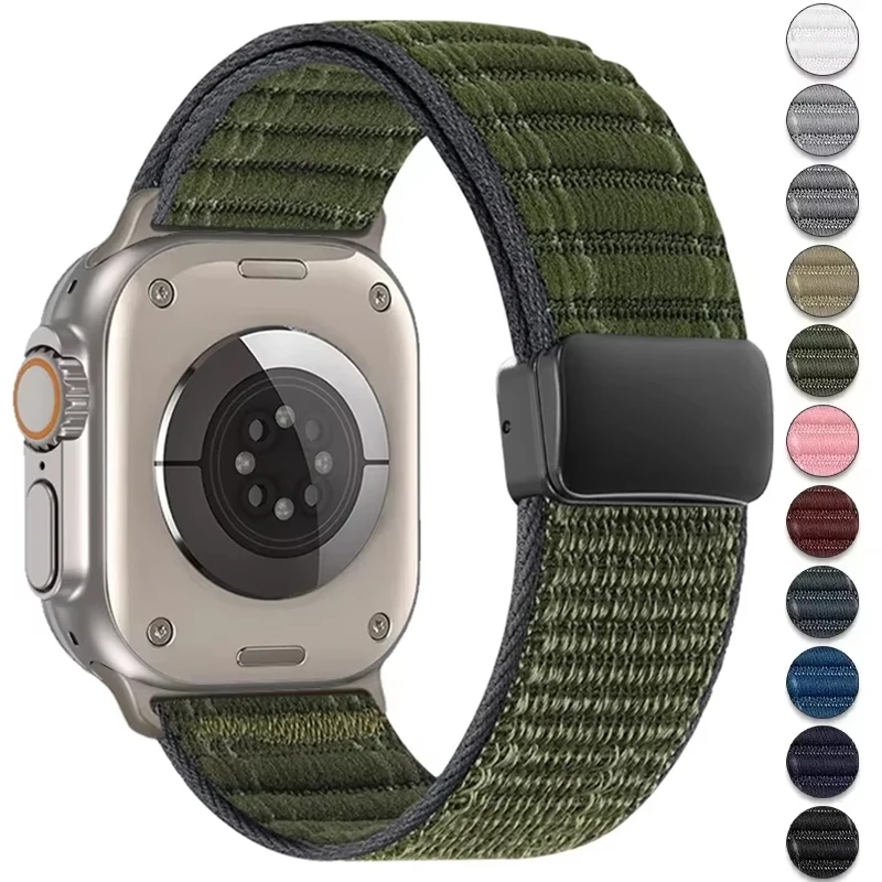Магнитный нейлоновый ремешок для Apple Watch Band Ultra 2 49 мм для Series 10 46 мм 42 мм 44 мм 45 мм 40 41 мм Браслет Iwatch 9 8 7 6 SE 5 4
Магнитный нейлоновый ремешок для Apple Watch Band Ultra 2 49 мм для Series 10 46 мм 42 мм 44 мм 45 мм 40 41 мм Браслет Iwatch 9 8 7 6 SE 5 4