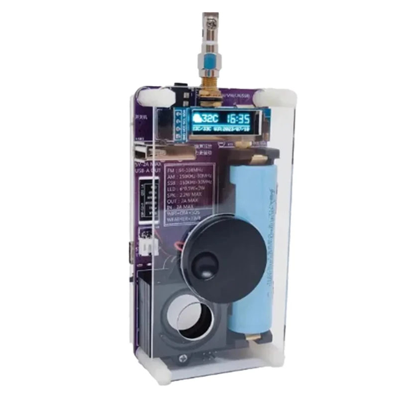 Увеличивающаяся сборка 150K-30 МГц FM SW MW LW SSB(USB LSB) SSB полнодиапазонное радио, высокая чувствительность
Увеличивающаяся сборка 150K-30 МГц FM SW MW LW SSB(USB LSB) SSB полнодиапазонное радио, высокая чувствительность