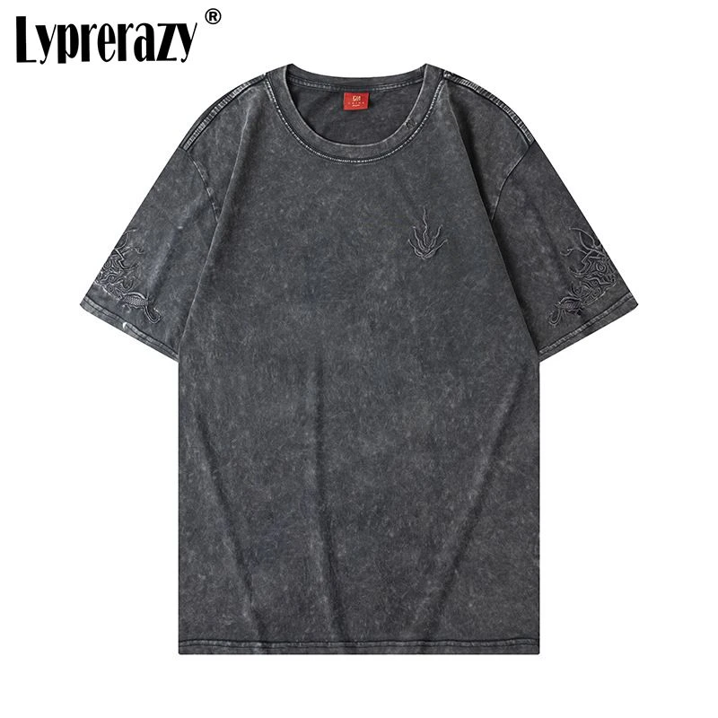 Lyprerazy Chinese Style Retro Embroidered Short-sleeved T-shirt Summer Cotton Loose Tops Tees
Lyprerazy Chinese Style Retro Embroidered Short-sleeved T-shirt Summer Cotton Loose Tops Tees