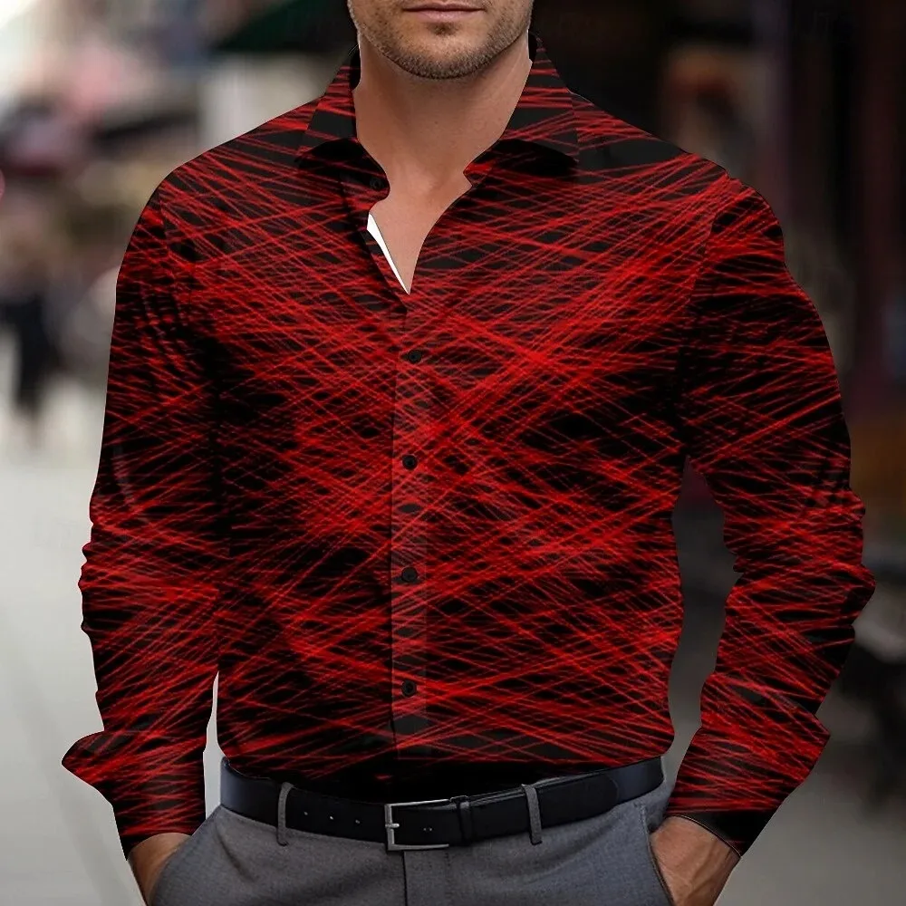 2025 New Men's Long Sleeve Shirt Fashion Abstract Line Printed Comfortable Fabric Casual Formal Daily Fashion Top
2025 New Men's Long Sleeve Shirt Fashion Abstract Line Printed Comfortable Fabric Casual Formal Daily Fashion Top