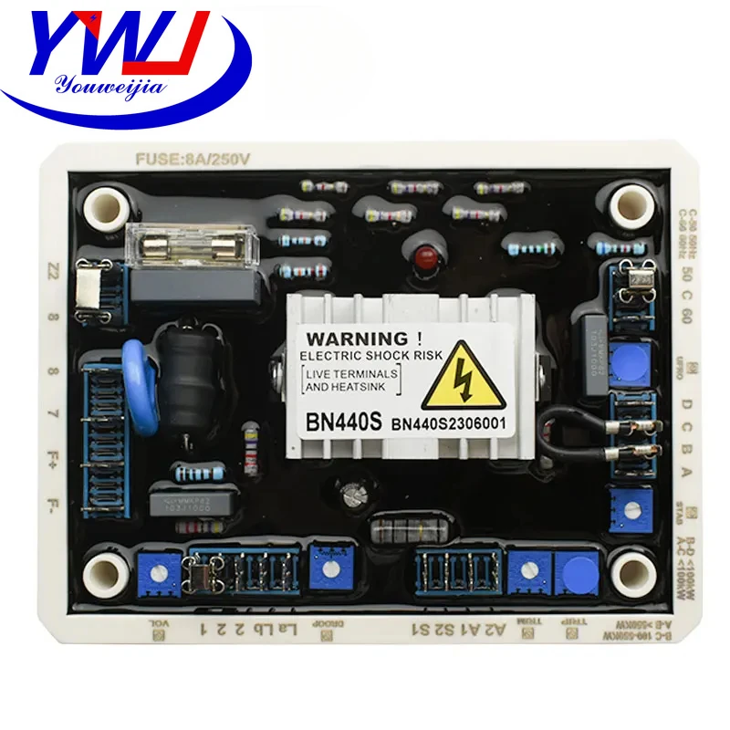 Генератор BoNeng AVR BN440S, автоматический регулятор напряжения, стабилизатор дизельного электрического генератора, плата управления напряжением двигателя
Генератор BoNeng AVR BN440S, автоматический регулятор напряжения, стабилизатор дизельного электрического генератора, плата управления напряжением двигателя