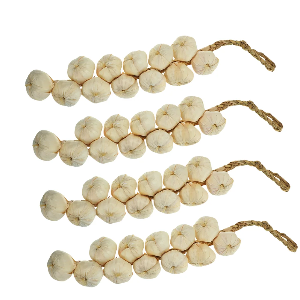 4 PCS Garlic Hanging Skewers Kitchen Garden Props Fake Vegetables Home Office Harvest Decoration Pumpkin Party Artificial
4 PCS Garlic Hanging Skewers Kitchen Garden Props Fake Vegetables Home Office Harvest Decoration Pumpkin Party Artificial