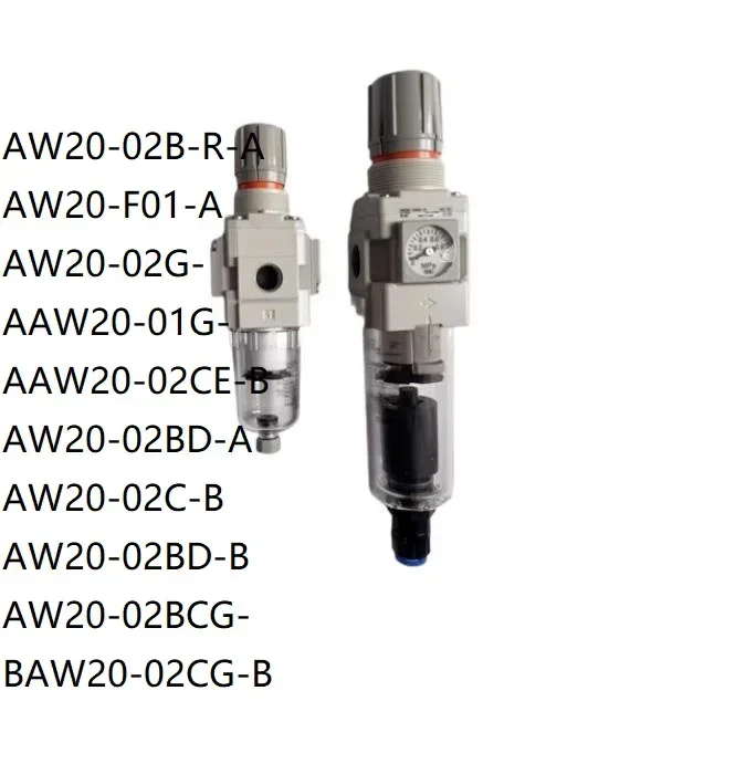 SMC type AW20-02B-R-A AW20-F01-A AW20-02G-A AW20-01G-A AW20-02CE-B AW20-02BD-A AW20-02C-B AW20-02BD-B AW20-02BCG-B AW20-02CG-B
SMC type AW20-02B-R-A AW20-F01-A AW20-02G-A AW20-01G-A AW20-02CE-B AW20-02BD-A AW20-02C-B AW20-02BD-B AW20-02BCG-B AW20-02CG-B