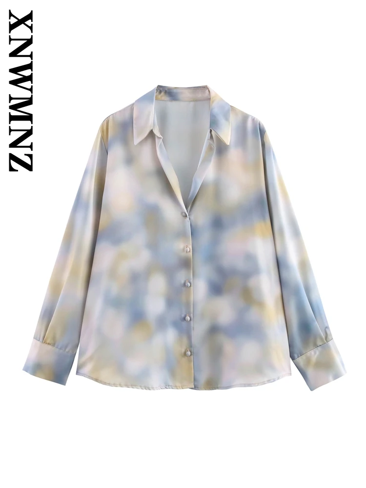XNWMNZ 2025 Spring Woman's Hipster Long Sleeve Satin Top Shirt Streetwear Female Turn-down Collar Coat Print Outerwear Ruffles
XNWMNZ 2025 Spring Woman's Hipster Long Sleeve Satin Top Shirt Streetwear Female Turn-down Collar Coat Print Outerwear Ruffles