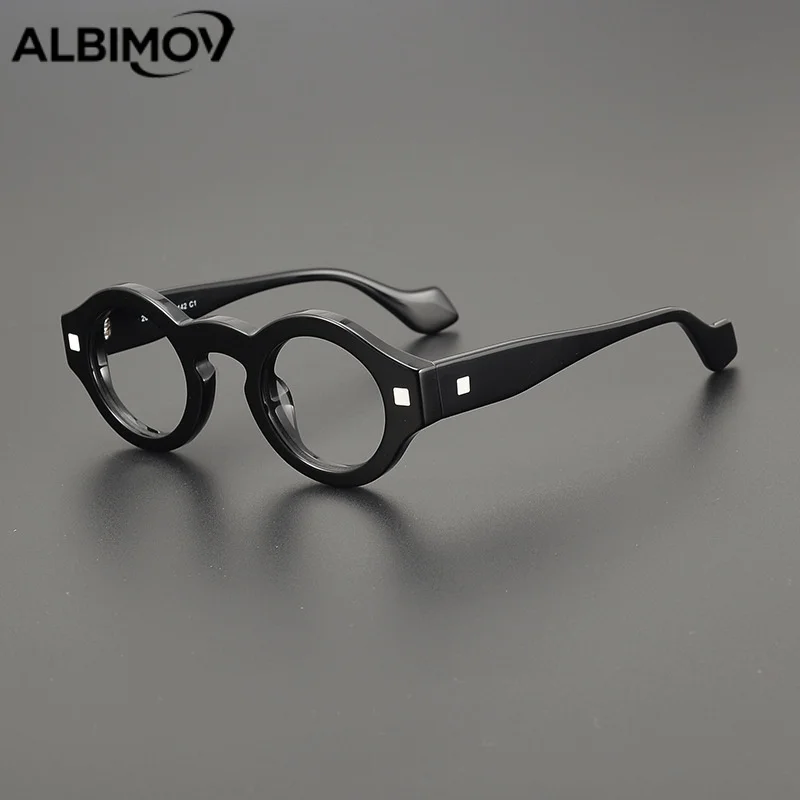 Retro 42 Small Thick Frame Prescription Myopia Glasses Acetate Fiber Reading Presbyonic Spectacles Custom Optical Lenses Eyewear
Retro 42 Small Thick Frame Prescription Myopia Glasses Acetate Fiber Reading Presbyonic Spectacles Custom Optical Lenses Eyewear