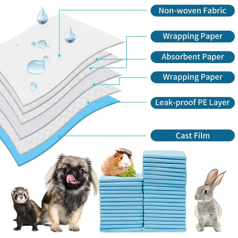 AB06 Disposable Pee Pads Absorbent Leak-Proof Cage Liner Diaper Mat Small Animal Toilet Potty Training For Hamster Puppy
AB06 Disposable Pee Pads Absorbent Leak-Proof Cage Liner Diaper Mat Small Animal Toilet Potty Training For Hamster Puppy