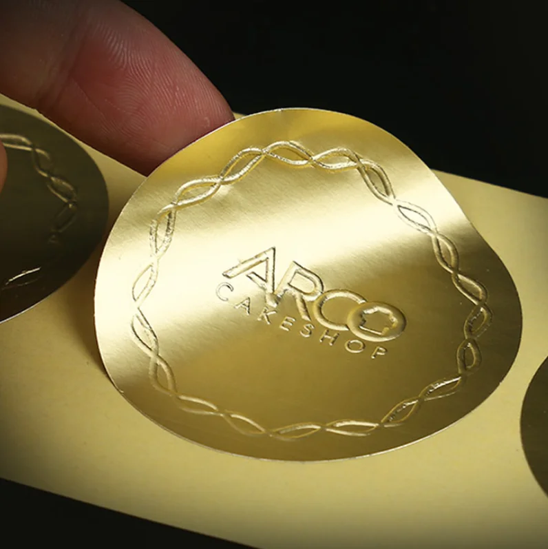 Customized printing waterproof gold luxury texture die-cutting bottle packaging stickers hot stamping logo stickers
Customized printing waterproof gold luxury texture die-cutting bottle packaging stickers hot stamping logo stickers