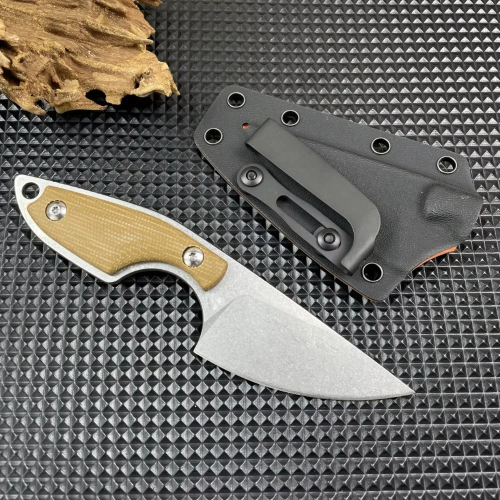 Новый стильный шейный нож Изысканный нож 8Cr13Mov Лезвие Микартовая ручка Высокое качество Открытые тактические ножи EDC Прямой нож
Новый стильный шейный нож Изысканный нож 8Cr13Mov Лезвие Микартовая ручка Высокое качество Открытые тактические ножи EDC Прямой нож