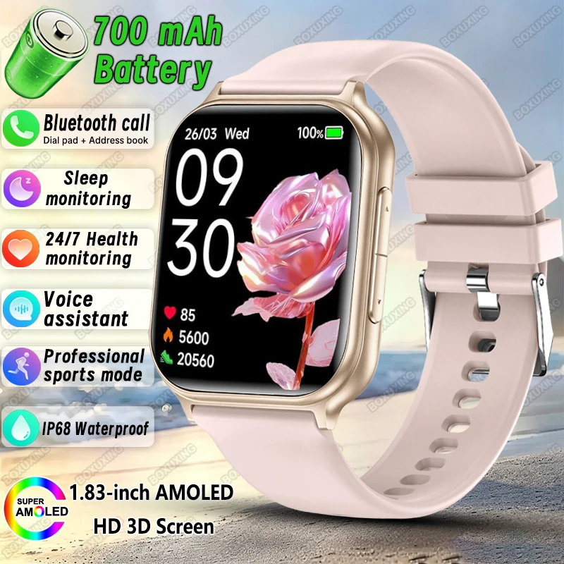 New Fashion Smartwatches Women Sports Fitness Track IP68 Waterproof Built-in 24H Heart Rate Bluetooth Call GPS Path Smartwatch
New Fashion Smartwatches Women Sports Fitness Track IP68 Waterproof Built-in 24H Heart Rate Bluetooth Call GPS Path Smartwatch