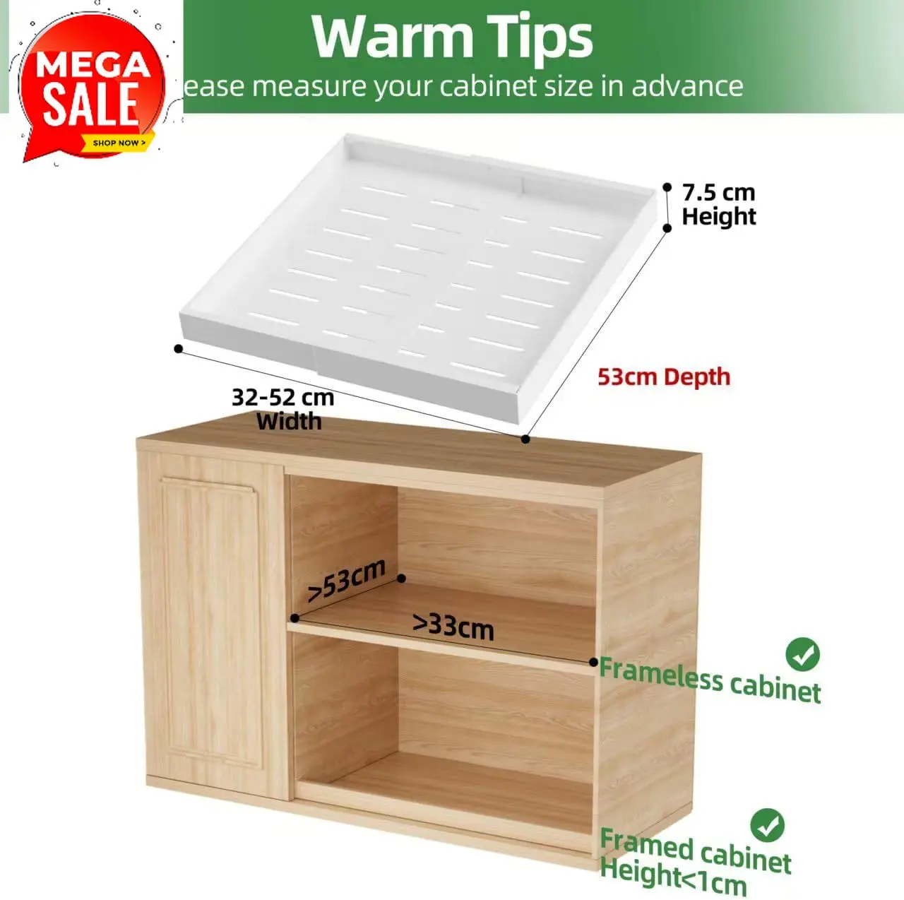 Hot Sales4 Pack Expandable Pull Out Cabinet Organizer, 21'' Deep Pull Out Drawers For Cabinets,Upgrade 3 Slide Rails Sliding Dra
Hot Sales4 Pack Expandable Pull Out Cabinet Organizer, 21'' Deep Pull Out Drawers For Cabinets,Upgrade 3 Slide Rails Sliding Dra
