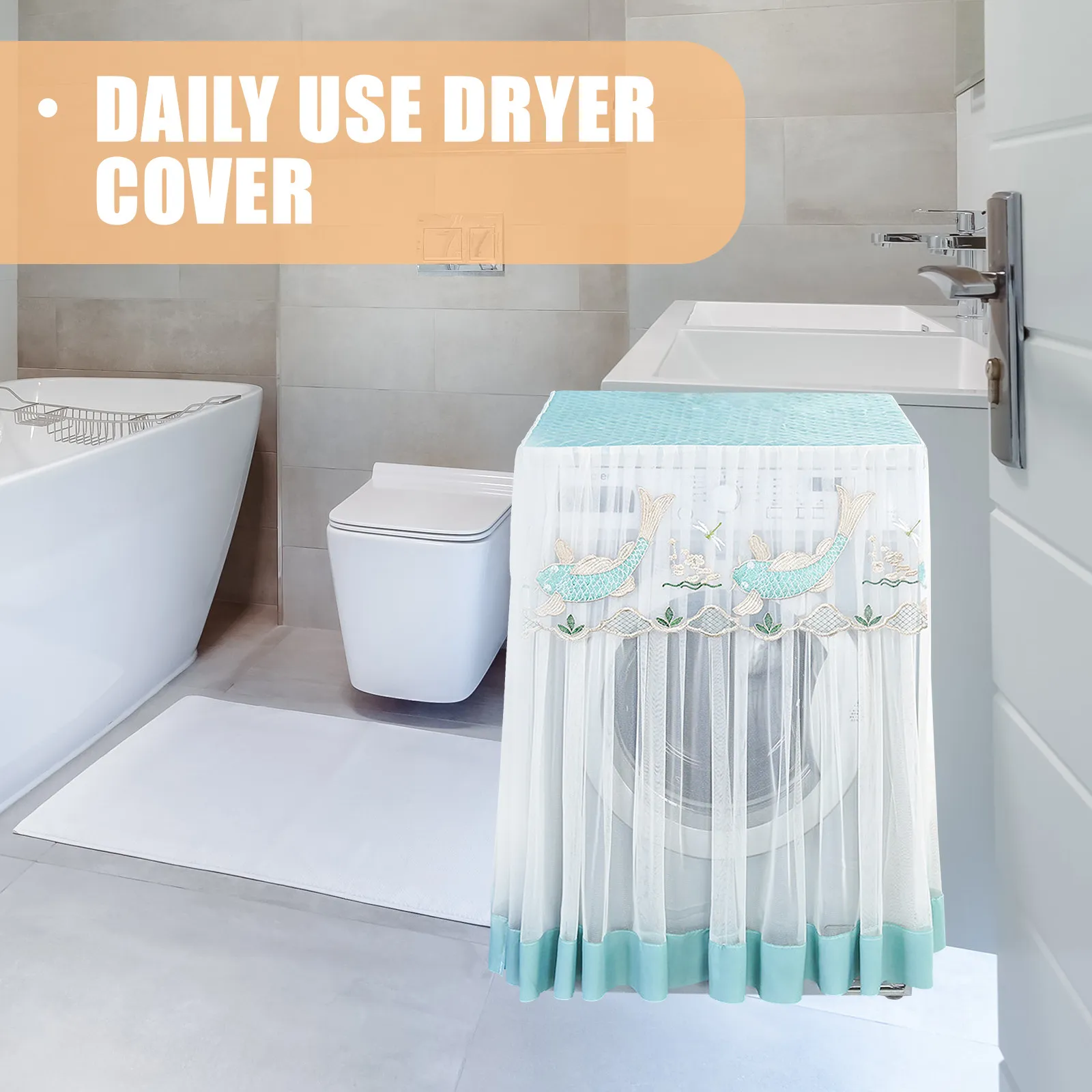 Washing Machine Cover Dryer Protective Polyester Daily Use Dust Proof Wear Resistant Household Balcony Kitchen Bathroom
Washing Machine Cover Dryer Protective Polyester Daily Use Dust Proof Wear Resistant Household Balcony Kitchen Bathroom