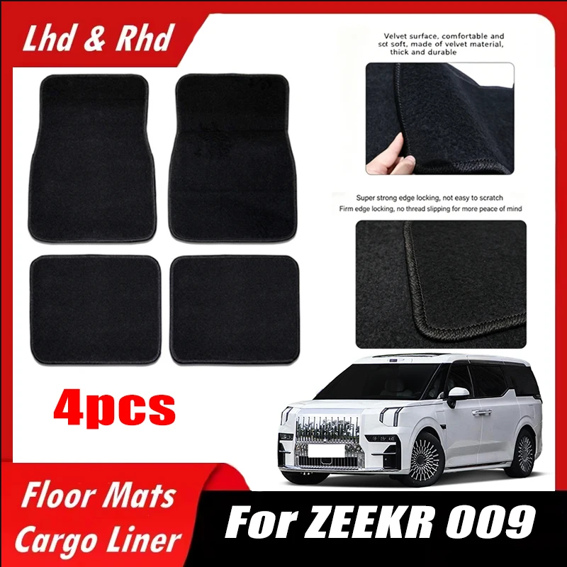 4pcs Car Floor Mats All-Weather Easy To Clean Durable Anti-Slip Interior Protection Floor Liners For ZEEKR 009 Accessories
4pcs Car Floor Mats All-Weather Easy To Clean Durable Anti-Slip Interior Protection Floor Liners For ZEEKR 009 Accessories