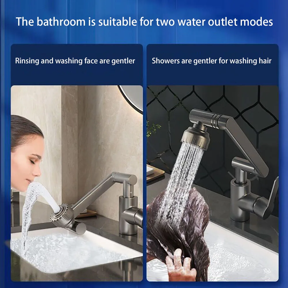 Rotating faucet robotic arm dual-mode universal washbasin kitchen bathroom hot and cold household washbasin washbasin sink
Rotating faucet robotic arm dual-mode universal washbasin kitchen bathroom hot and cold household washbasin washbasin sink