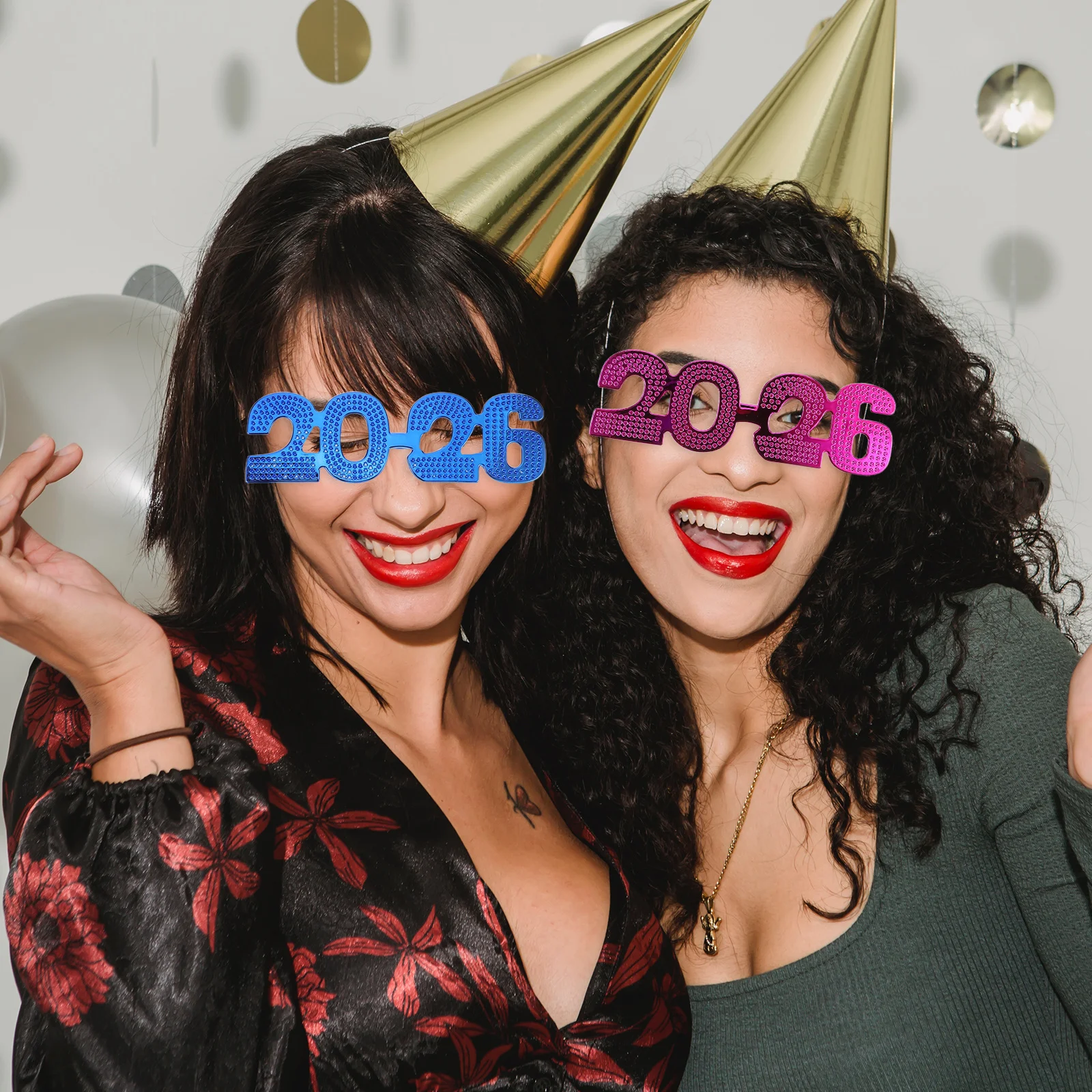 4Pcs Decorative Eyeglasses Glitter 2026 Novelty Sunglasses for Happy New Year Celebration Party Favors Graduation Carnival
4Pcs Decorative Eyeglasses Glitter 2026 Novelty Sunglasses for Happy New Year Celebration Party Favors Graduation Carnival