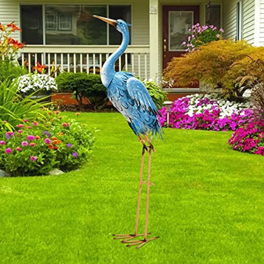 Large Standing Garden Statue: Indoor Outdoor Heron Animal Sculpture for Patio Backyard Porch Yard Bird Art Lawn Decor - 36.6inc
Large Standing Garden Statue: Indoor Outdoor Heron Animal Sculpture for Patio Backyard Porch Yard Bird Art Lawn Decor - 36.6inc