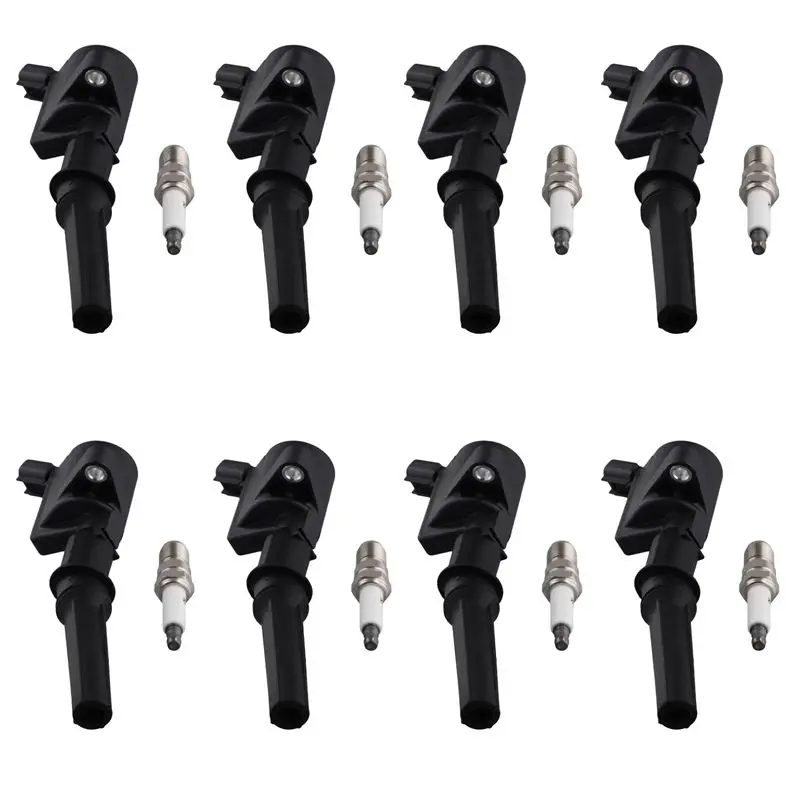 X39A-8 Ignition Coil + Platinum Spark Plug Fit For Ford F150 Lincoln Navigator 4.6L DG508
X39A-8 Ignition Coil + Platinum Spark Plug Fit For Ford F150 Lincoln Navigator 4.6L DG508