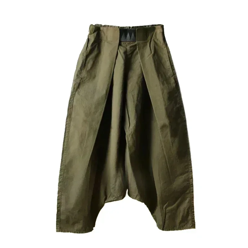 19SS Kapital Pleated Elastic Waist Cotton Low-fashion Men's and Women's Loose Casual Wide Leg Pants New Arrival
19SS Kapital Pleated Elastic Waist Cotton Low-fashion Men's and Women's Loose Casual Wide Leg Pants New Arrival