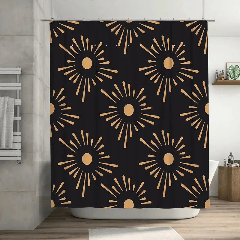 JHB23Black Shower Curtain with Gold Sunburst Design for Bathroom Decor Waterproof Fabric Modern Home Accessories on AliExpre9Kj(
JHB23Black Shower Curtain with Gold Sunburst Design for Bathroom Decor Waterproof Fabric Modern Home Accessories on AliExpre9Kj(