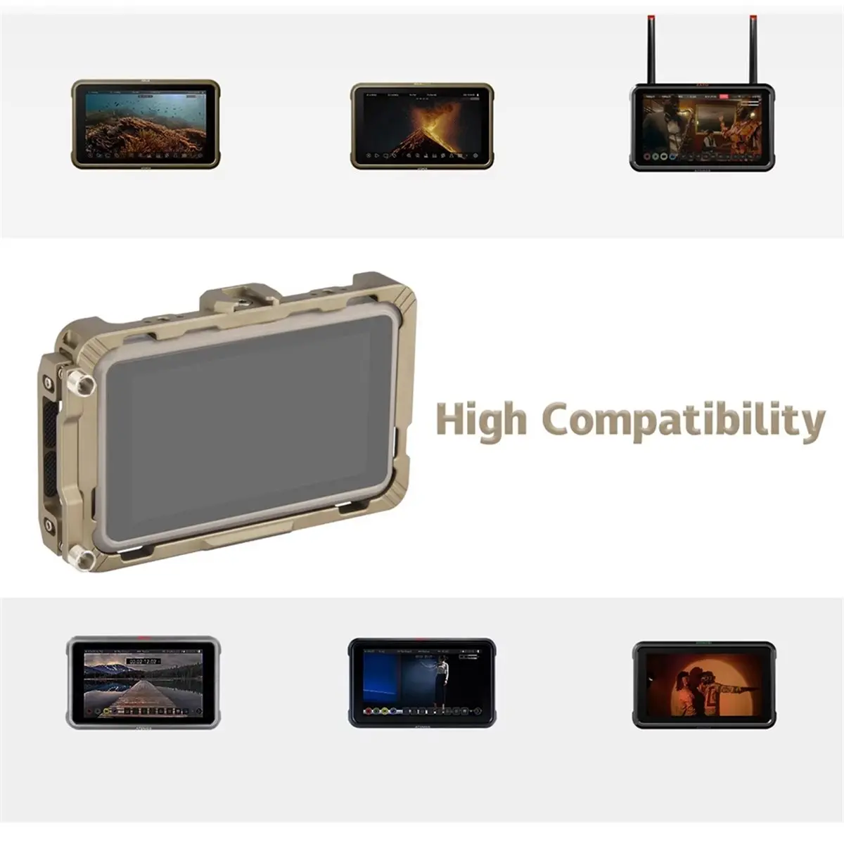 Monitor Cage for Ultra V V Plus Shinobi Connect Monitor with -Compatible Cable Clamp
Monitor Cage for Ultra V V Plus Shinobi Connect Monitor with -Compatible Cable Clamp