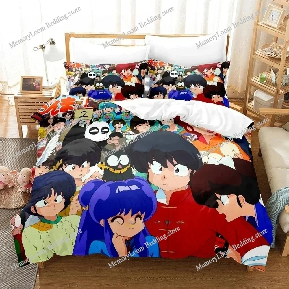 Ranma 1/2 Bedding Set Single Twin Full Queen King Size Bed Set Adult Boys Bedroom Duvetcover Sets 3D Print Anime Bed Sheet Set
Ranma 1/2 Bedding Set Single Twin Full Queen King Size Bed Set Adult Boys Bedroom Duvetcover Sets 3D Print Anime Bed Sheet Set