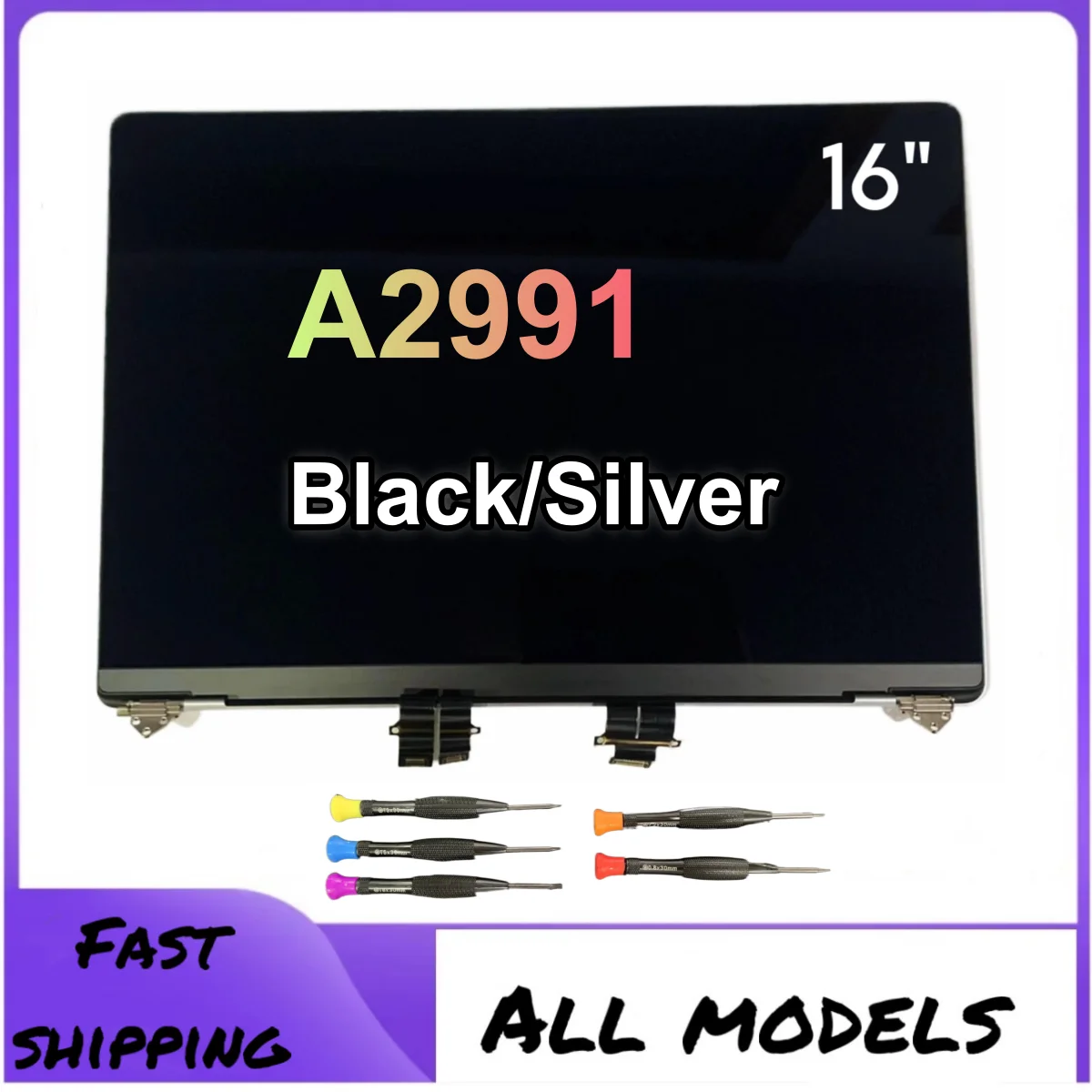 2023 Year Black Gray Silver LCD Replacement For Macbook Pro M3 Max 16" A2991 LCD Screen Assembly EMC 8408
2023 Year Black Gray Silver LCD Replacement For Macbook Pro M3 Max 16" A2991 LCD Screen Assembly EMC 8408