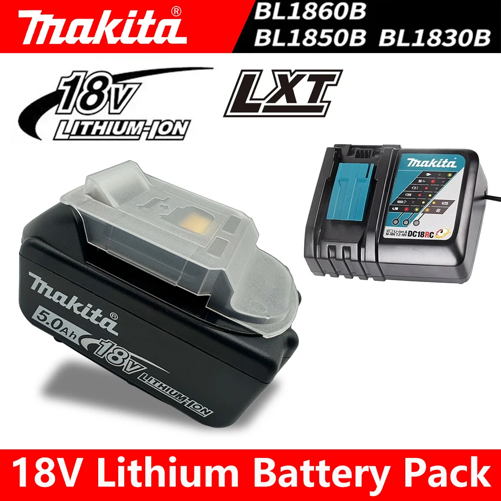 Makita 18V Battery 6000mAh Rechargeable Power Tools Battery with LED Li-ion Replacement LXT BL1860B BL1860 BL1850 3A Charger
Makita 18V Battery 6000mAh Rechargeable Power Tools Battery with LED Li-ion Replacement LXT BL1860B BL1860 BL1850 3A Charger