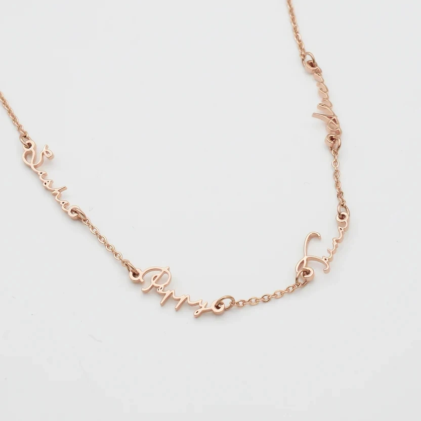Custom Multiple Name Necklaces For Women Personalized Gold Color Necklace Stainless Steel Gifts English or Arabic Name
Custom Multiple Name Necklaces For Women Personalized Gold Color Necklace Stainless Steel Gifts English or Arabic Name