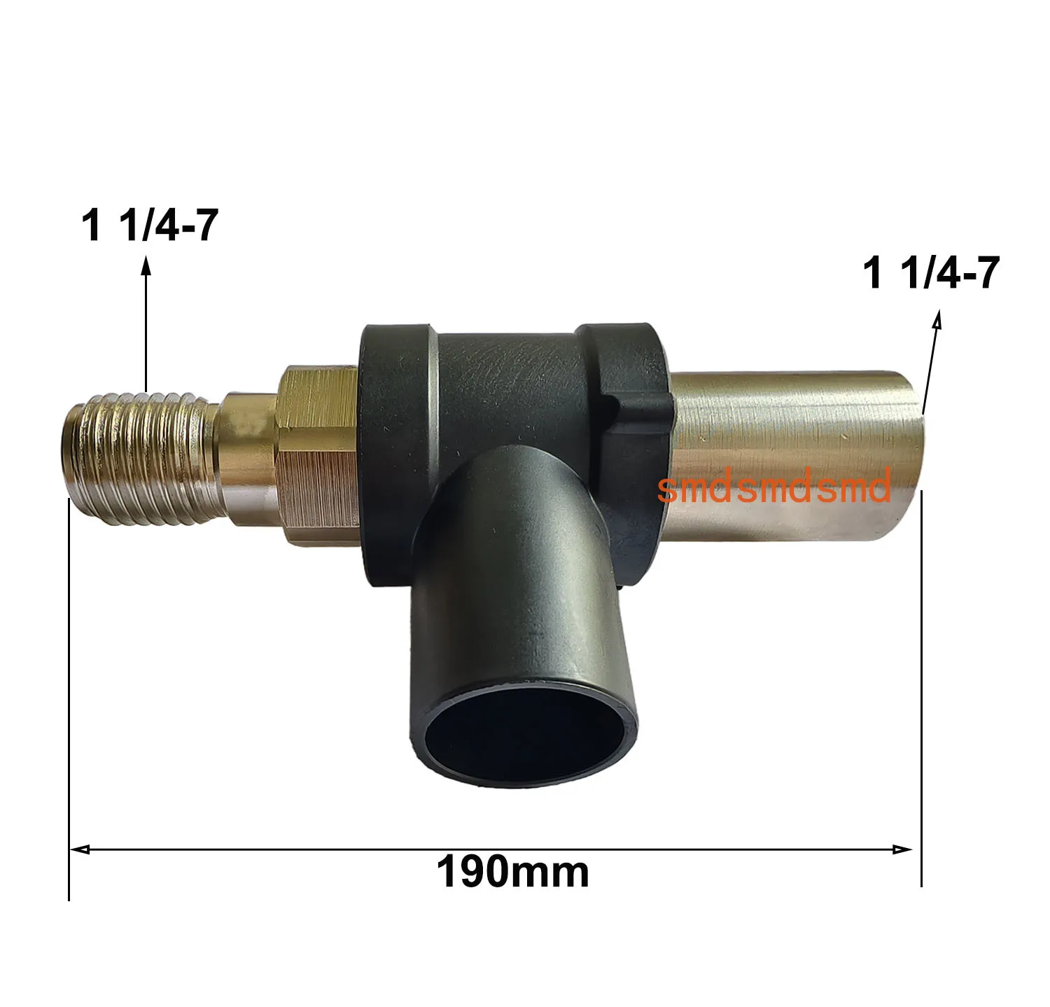 Conversion Head Plastic Diamond Dust Collector Connector 1 1/4-7 Internal 1/2 BSP External Adapter 1-1/4- 7
Conversion Head Plastic Diamond Dust Collector Connector 1 1/4-7 Internal 1/2 BSP External Adapter 1-1/4- 7