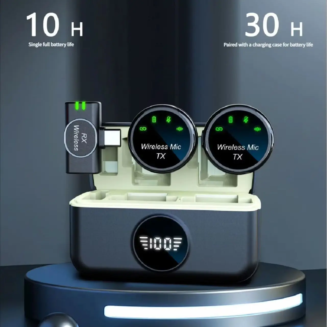 Pop S5 Двухканальный беспроводной петличный микрофон с зажимом и шумоподавлением Мобильный микрофон для записи живых продаж
Pop S5 Двухканальный беспроводной петличный микрофон с зажимом и шумоподавлением Мобильный микрофон для записи живых продаж