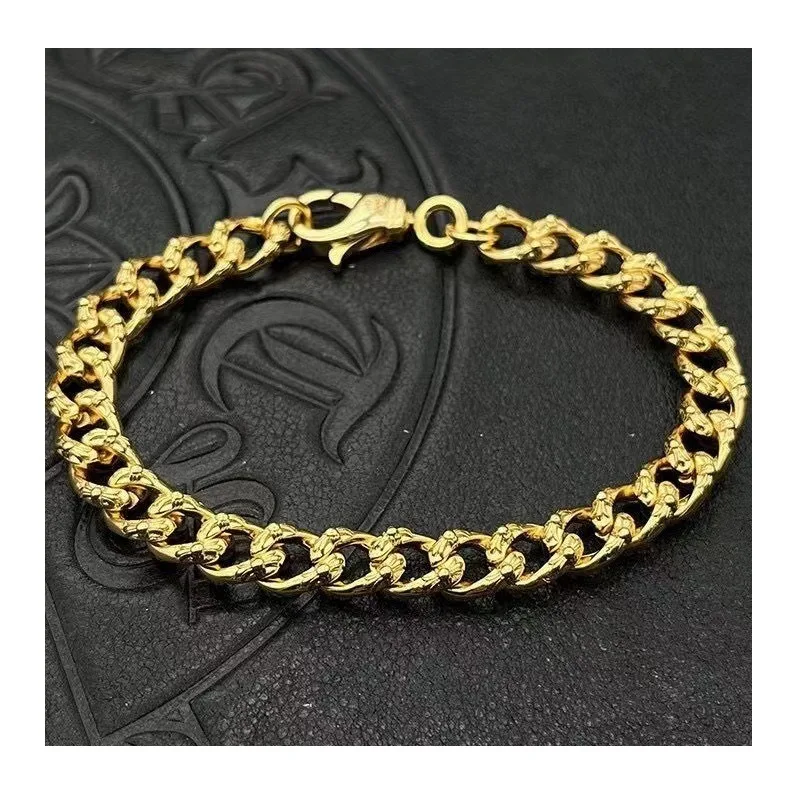 Chaoxuan Luo Xin Full Flower Golden Cross Flower Bracelet Personality Niche Domineering Classic Cuban Bracelet
Chaoxuan Luo Xin Full Flower Golden Cross Flower Bracelet Personality Niche Domineering Classic Cuban Bracelet