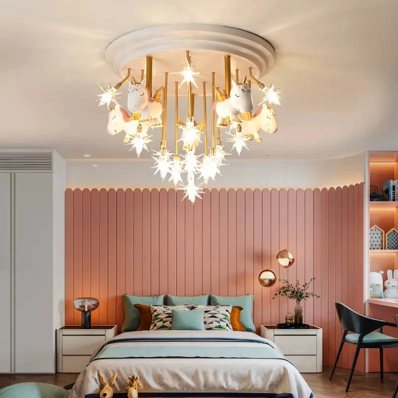 Net Red Star Ceiling Lamp Creative Cartoon Flying Horse Children's Room Boy Girl Princess Bedroom Lamp
Net Red Star Ceiling Lamp Creative Cartoon Flying Horse Children's Room Boy Girl Princess Bedroom Lamp