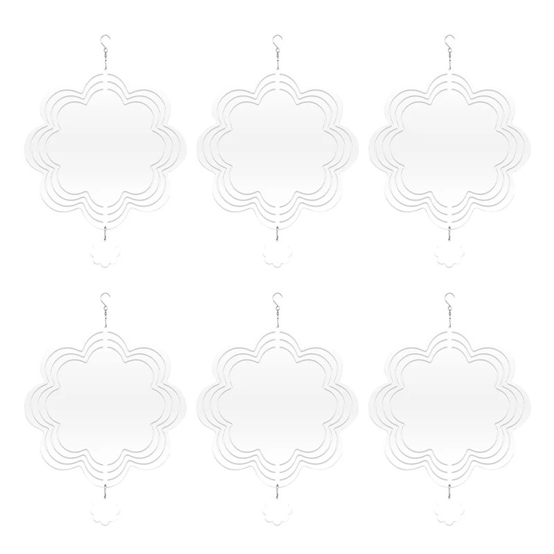 6Pack Wind Spinners Hanging Wind Spinner Blanks 3D Wind Spinners 8Inch For Indoor Outdoor Garden Decoration
6Pack Wind Spinners Hanging Wind Spinner Blanks 3D Wind Spinners 8Inch For Indoor Outdoor Garden Decoration