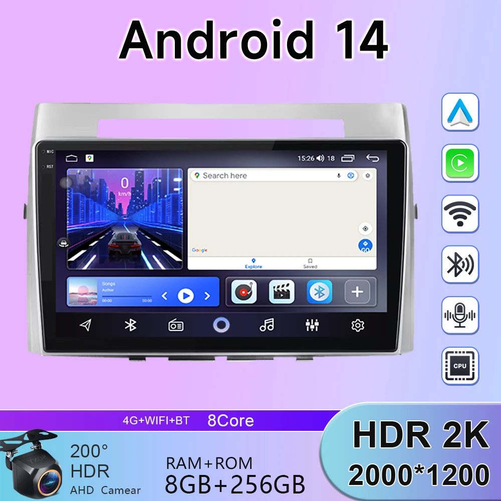 Android Auto For Toyota Corolla Verso AR10 2004-2009 Carplay Car 5G Monitor Car Radio Multimedia Player Stereo No 2din Wifi DVD
Android Auto For Toyota Corolla Verso AR10 2004-2009 Carplay Car 5G Monitor Car Radio Multimedia Player Stereo No 2din Wifi DVD