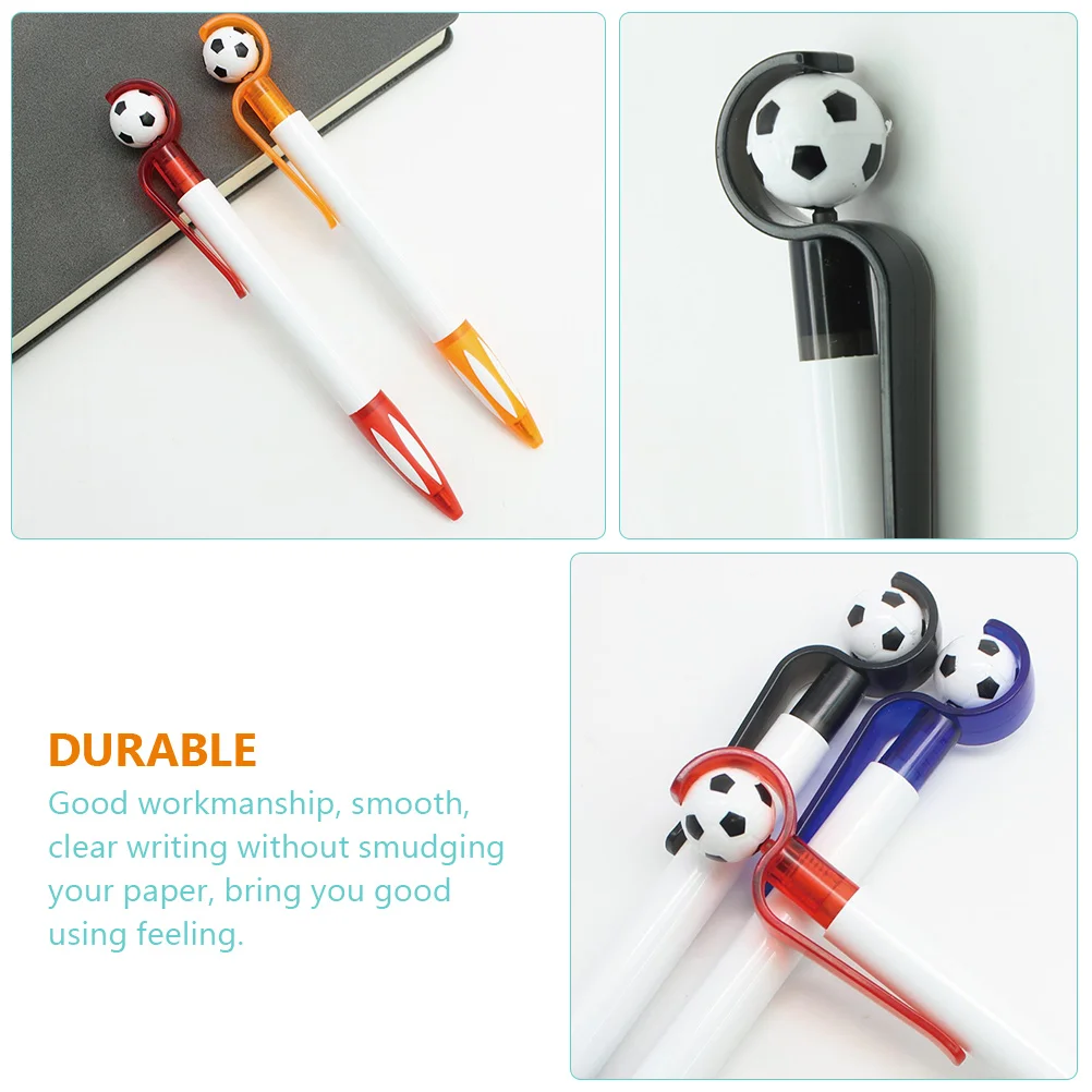 15pcs Novelty Soccer Ballpoint Pens Bulk Kids Gifts Rotatable Stress Relief Writing Office School Students Stationery
15pcs Novelty Soccer Ballpoint Pens Bulk Kids Gifts Rotatable Stress Relief Writing Office School Students Stationery