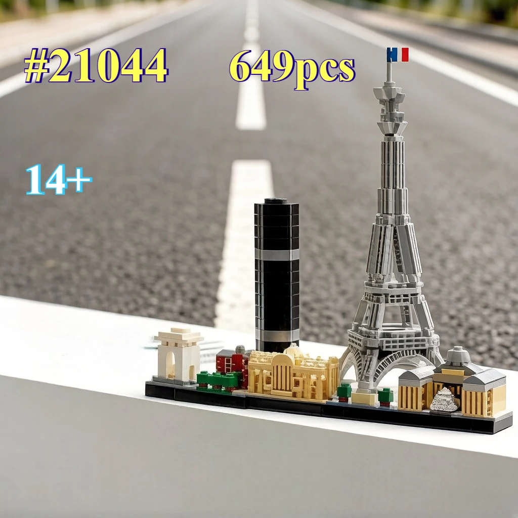 Paris Building Skyline Model 21044 Building Blocks Sets Suitable for Birthday Gifts Compatible with Legoed Particles,649pcs.
Paris Building Skyline Model 21044 Building Blocks Sets Suitable for Birthday Gifts Compatible with Legoed Particles,649pcs.