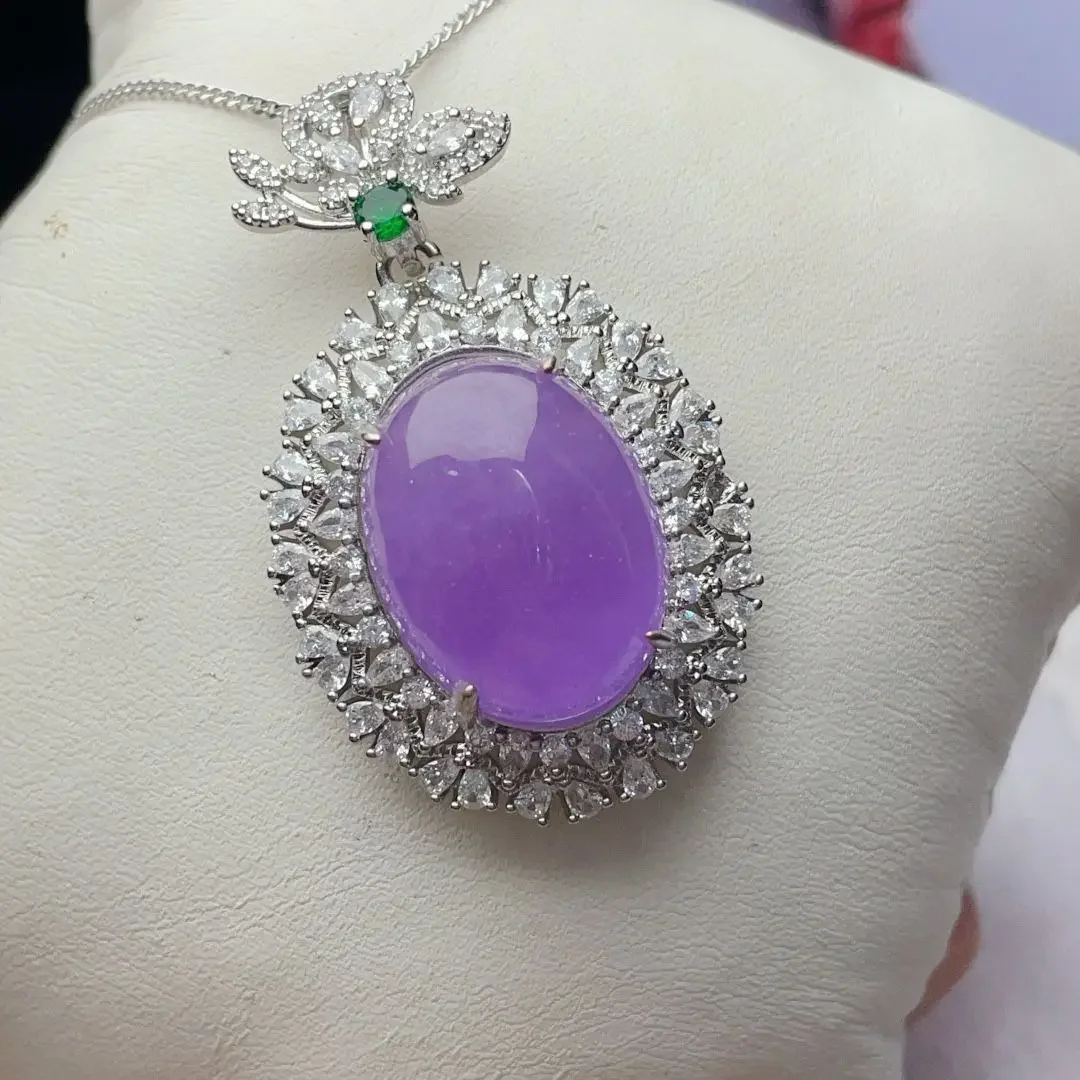 Pure natural jadeite glutinous seed violet jade pendant purple pendant bare stone egg surface new Internet celebrity same style
Pure natural jadeite glutinous seed violet jade pendant purple pendant bare stone egg surface new Internet celebrity same style