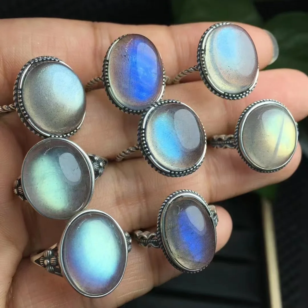 1Pc Fengbaowu Natural Gray Moonstone Labradorite Ring Oval Cabochon 925 Sterling Silver Reiki Healing Stone Gift Women Men
1Pc Fengbaowu Natural Gray Moonstone Labradorite Ring Oval Cabochon 925 Sterling Silver Reiki Healing Stone Gift Women Men