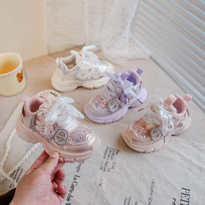Children's Sports Shoes 2025 New Sequins Girls Princess School Sneakers Chunky Outdoor Kids Causal Running Sneakers Non-slip
Children's Sports Shoes 2025 New Sequins Girls Princess School Sneakers Chunky Outdoor Kids Causal Running Sneakers Non-slip