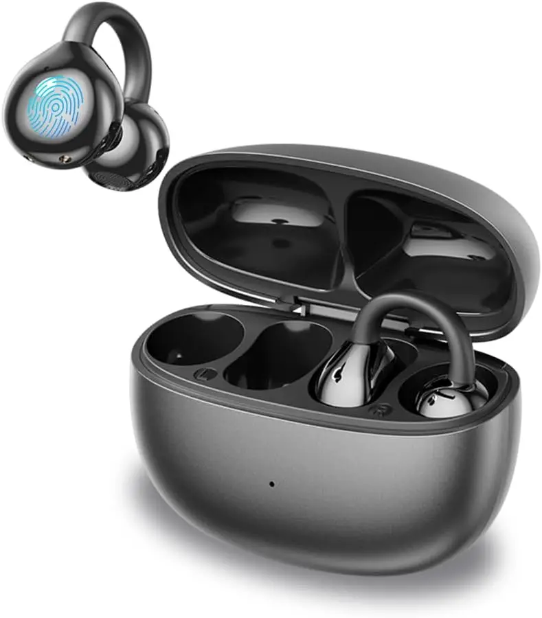 Bluetooth 5.4 Open Earbuds Clip-On Headphones Multi-Touch Dual Device Connectivity Premium HIFI Sound Wireless Earphones
Bluetooth 5.4 Open Earbuds Clip-On Headphones Multi-Touch Dual Device Connectivity Premium HIFI Sound Wireless Earphones